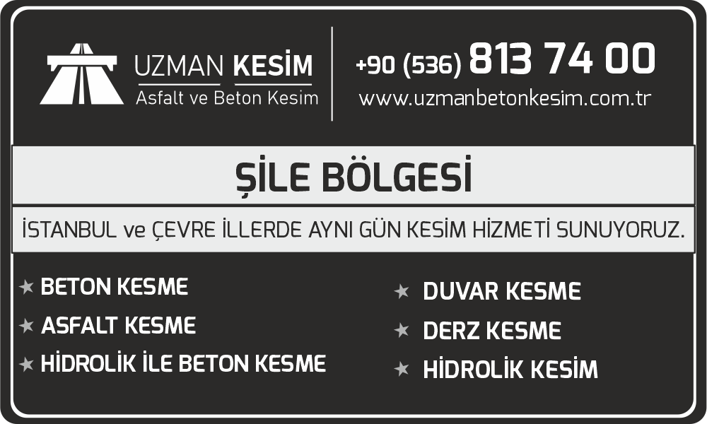 Şile Beton Asfalt Kesme Derz Kesme ve Hidrolik Duvar Kesim