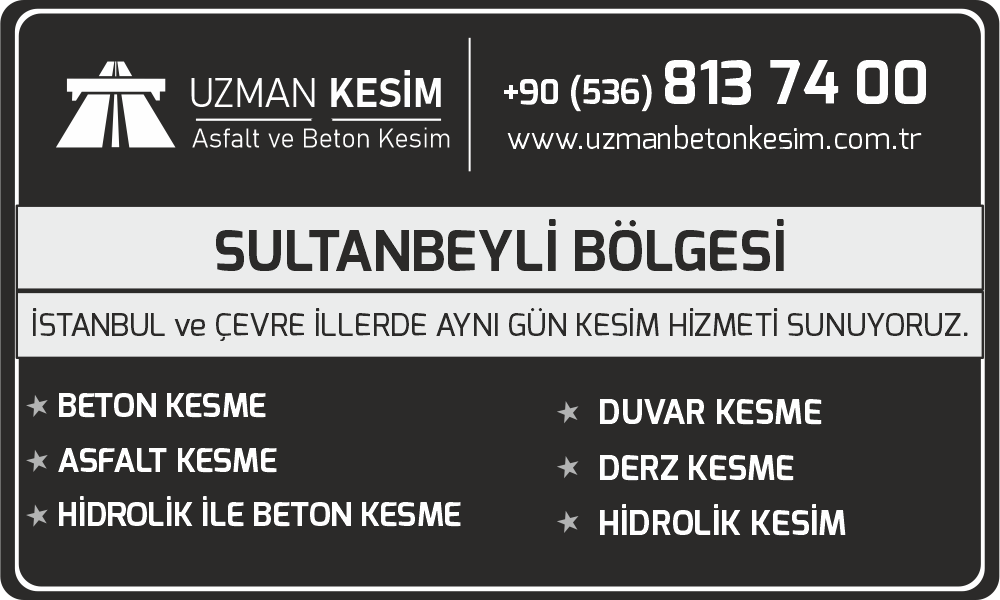 Sultanbeyli Beton Asfalt Kesme Derz Kesme ve Hidrolik Duvar Kesim